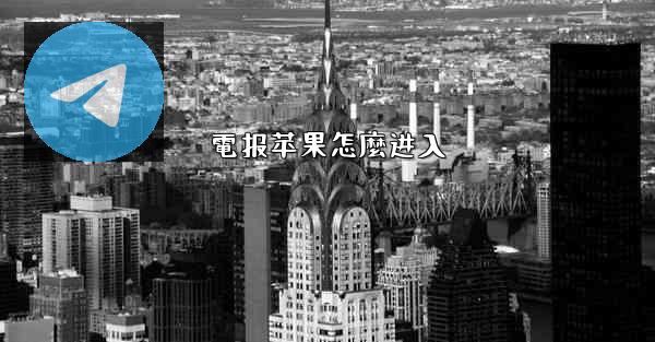 電报苹果怎麼进入