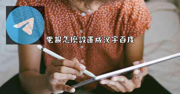 電报怎麼設置成汉字百度